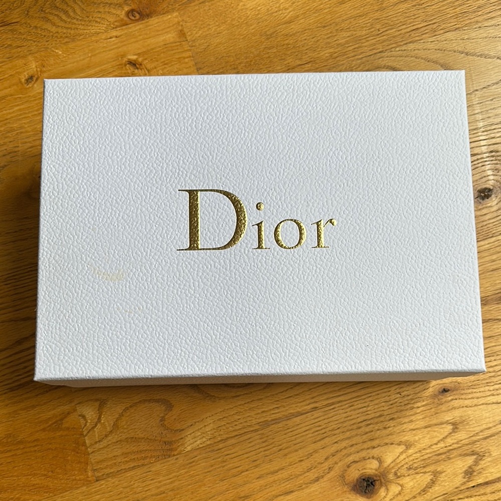 Dior White Box with Gold Logo